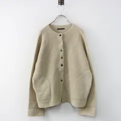 2023AW アデュートリステス ADIEU TRISTESSE デザインボタン ニットカーディガン ベージュ／トップス 羽織り【2400015013145】のサムネイル