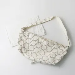 ミナペルホネン mina perhonen tambourine ショルダーバッグ 小＼オフホワイト 刺繍 ボディバッグ コットンリネン【2400015019413】のサムネイル