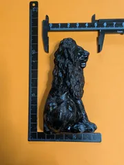 天然石 【ガーネット】の【ライオン】の置物です。工芸品！約280g 2026年最新】Lionガーネットの人気アイテム - メルカリ