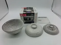【TAKA123-48】◇イシガキ産業　炊飯一膳　電子レンジ専用　0.5合炊き　本体サイズ 直径約13cm/深さ約6cmのサムネイル