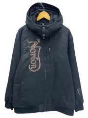 NORTON (ノートン) ビッグロゴ ポリスウェードジャケット フルジップ フード取り外し可 233N1700 XXXL ブラック メンズ/028のサムネイル
