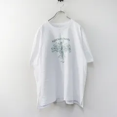 大きいサイズ オンワード 23区×JANE PACKER ジェーンパッカー コラボ 刺繍Tシャツ 46 ホワイト┃白 TEE【2400015030081】のサムネイル