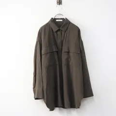 オペーククリップ OPAQUE.CLIP CAFFISI ドレープツイル リラクシーシャツジャケット 40(L)ダークブラウン┃【2400015018164】のサムネイル