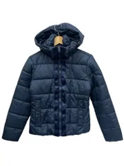 G-STAR RAW (ジースターロー) ダウンジャケット フード取り外し可 S ネイビー×ブラック ウィメンズ/028のサムネイル
