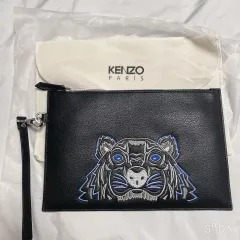 KENZO ケンゾー ブラック タイガー クラッチバッグのサムネイル