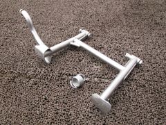 キャンピングカー バンクベッド用ステンレス製 折りたたみラダー