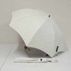 サンバリア100 完全遮光折日傘 USED品 2段折 コンビ ネイビー フロスト