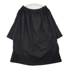 homspun 60/2 天竺ギャザープルオーバー 221-6404 半袖Ｔシャツ カットソー 22SS ブラック レディース ホームスパン【中古】6-0610S∞のサムネイル