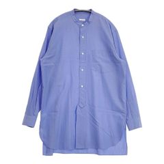 COMOLI ◇バンドカラーシャツ ◇サックス◇2 - メルカリ