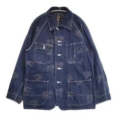 Needles COVERALL 10OZ DENIM ROSEJQ PU199 デニムジャケット フラワー柄 カバーオール ネイビー メンズ ニードルス【中古】6-0610M∞のサムネイル