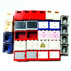 レゴ 正規品 中古 コンテナ 棚 引出し 30個 レゴブロック【管理番号：4107】のサムネイル