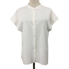 Bon mercerie 新品タグ付き ノースリーブブラウス 白 Vネック | Mercari