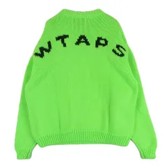 WTAPS ダブルタップス 23AW 232MADT-KNM04 CN 01 Sweater Poly ニット セーター 中国製 ライトグリーン系 01【中古】のサムネイル