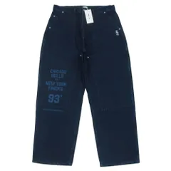 WIND AND SEA ウィンダンシー WDS-C-NBA-26-Q1-PT-01 NBA Jacquard Knit Combo Pant ジャカード ニット コンボ デニム パンツ インディゴブルー系 L【極上美品】【中古】のサムネイル