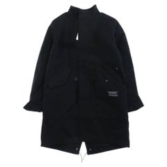 B18174 美品 UE×FRGMT スタンドカラーモッズコート 黒2 B18174 美品 UE