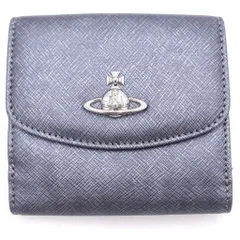Vivienne Westwood (ヴィヴィアンウエストウッド) VICTORIA ORB SAFFIANO LEATHER COMPACT WALLET ヴィクトリアオーブ サフィアーノレザー コンパクトウォレット シルバーのサムネイル