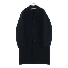 Acne Studios (アクネ ストゥディオズ) シングルブレストウールコート チェスターコート ブラック FN-MN-OUTW000910のサムネイル