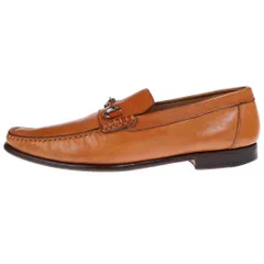 Santoni (サントーニ) ゴールド ホースビット ビットローファー ベージュのサムネイル