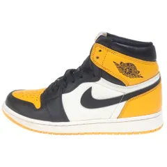 NIKE (ナイキ) AIR JORDAN1 RETRO HIGH OG エアジョーダン1 タクシー ハイカットスニーカー イエロー US8.5/26.5cm 555088-711のサムネイル
