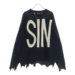 SAINT MICHAEL (セントマイケル) 21AW WOOL SWTER SIN ウールニットセーター ブラック SM-A21-0000-039のサムネイル