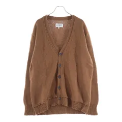 Maison Margiela (メゾンマルジェラ) 21AW ELBOW PATCH WOOL CARDIGAN エルボーパッチ ウール カーディガン S50GP0245 S17785 ブラウンのサムネイル