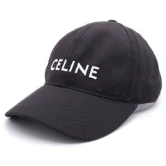 CELINE (セリーヌ) EMBROIDERED LOGO BASEBALL CAP 2AUS9242N ロゴ刺繍 ベースボールキャップ 帽子 ブラックのサムネイル