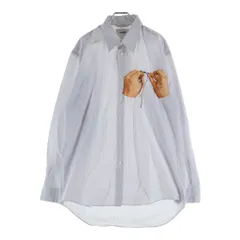 doublet (ダブレット) 22AW HAND-EMBROIDERY PHOTO STITCH SHIRT 22AW40SH112 ハンド エンブロイダリー フォト ステッチ 長袖コットンシャツ ホワイトのサムネイル