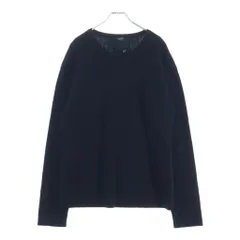 VALENTINO (ヴァレンティノ) サイドロックスタッズ クルーネック ウール ニット セーター ブラックのサムネイル