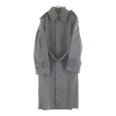 BALENCIAGA (バレンシアガ) チェーン装飾 ステンカラーコート グレー 457602 レディースのサムネイル