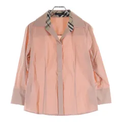 BURBERRY LONDON (バーバリーロンドン) ノバチェック 長袖シャツ ピンク 38 FEA13-162のサムネイル