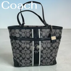 Coach シグネチャー トートバッグ ブラック