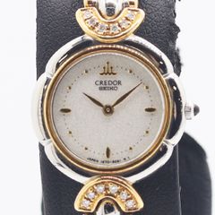 SEIKO クレドール 1E70-3040 18K ダイヤ8P 腕時計 付属品有 - メルカリ