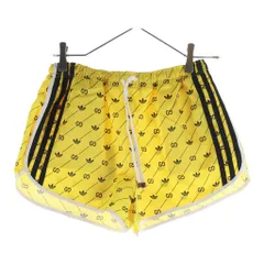 GUCCI (グッチ) ×adidas インターロッキングG ショートパンツ ショーツ ハーフパンツ ポリエステル イエロー 693439のサムネイル