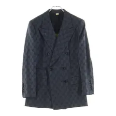 GUCCI (グッチ) GGウール ジャカード ジャケット ブラック #38 715184のサムネイル