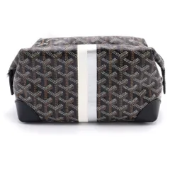 GOYARD (ゴヤール) ボウリング25 トイレタリーバッグ ポーチ コーティングキャンバス ブラックのサムネイル