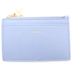 CELINE (セリーヌ) ZIPPED CARD HOLDER トリオンフ ジップ付きカードケース カードホルダー 財布 ブルー 10M083FVO.05LMのサムネイル
