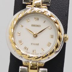SEIKO ティセ​【希少/美品】4Pストーン オーバル ゴールド レディース
