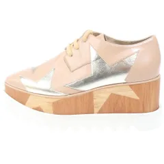 STELLA McCARTNEY (ステラマッカートニー) プラットフォーム スター 厚底 レザーシューズ レディース 800281 ベージュのサムネイル