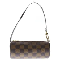 LOUIS VUITTON (ルイヴィトン) ダミエ エベヌ パピヨン30 PVC レザー 付属ポーチ N51303 ブラウンのサムネイル