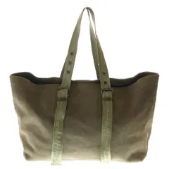 OFF-WHITE (オフホワイト) 19SS インダストリアル リネン キャンバス トートバッグ カーキ OWNA077S19D990444300のサムネイル