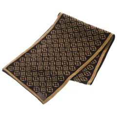 LOUIS VUITTON (ルイヴィトン) エシャルプ スキー モノグラム カシミヤ マフラー M71952 ブラウン/ベージュのサムネイル