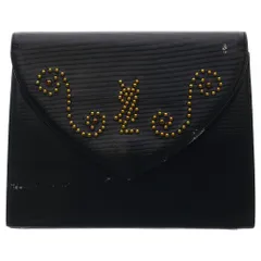 YVES SAINT LAURENT (イヴサンローラン) ヴィンテージ スタッズ付き クラッチバッグ ブラックのサムネイル