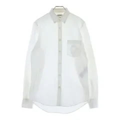 Alexander McQueen (アレキサンダーマックイーン) Skull Shirt スカル刺繍 長袖シャツ ホワイト 575274 QNN66のサムネイル