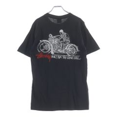 OLD ステューシー 80s 黒タグ USA製 ハーレー Tシャツ ビンテージ