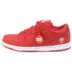 NIKE (ナイキ) ×Girls Don't Cry SB DUNK LOW PRO QS BQ6832-600×ガールズドントクライ ダンク ローカットスニーカー レッド US8.5/26.5cmのサムネイル