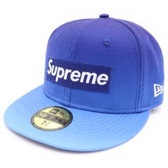 Supreme New Era 59FIFTY キャップ ブルー 値引き交渉可 - メルカリ
