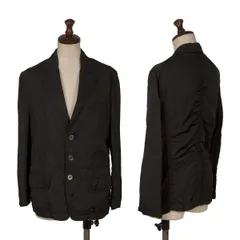 トリココムデギャルソンtricot COMME des GARCONS キュプラ製品洗い3Bジャケット 黒Mのサムネイル