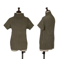 イッセイミヤケメンISSEY MIYAKE MEN ウールスリーブ切替ニット