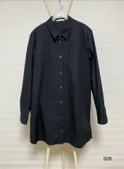MAJE ブラック カットアウト ロング シャツ 2/ 55のサムネイル