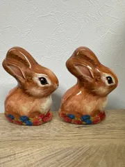 【新品】イースター KALDI うさぎクッキー缶×2缶セット カルディ ウサギ缶のサムネイル